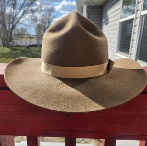 Montana Cowboy Hat Pure Fur Felt 7 1/2